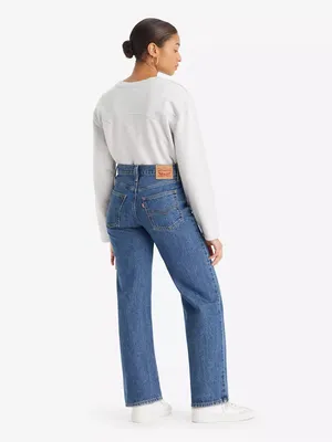 Levi’s 94 Baggy Jeans Women’s 27x31 Medium Wash Straight Leg High Rise Vintage thumbnail 3