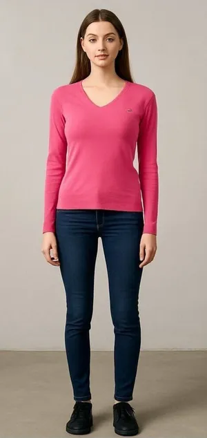 Lacoste Long Sleeve Jersey Size 38 thumbnail 1