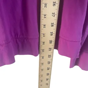Lauren Ralph Lauren Women's Size Large Purple‎ Pink Half Button Light Sweater thumbnail 10
