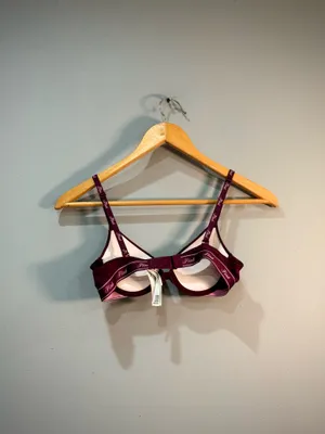 Purple Victoria's Secret PINK Wear Everywhere T-Shirt Bra Size 32B EUC thumbnail 4