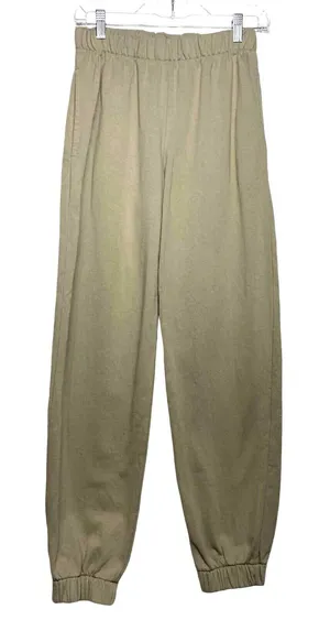 Brandy Melville Rosa Sweatpants One‎ Size Tan Joggers High Rise Casual John Galt thumbnail 1