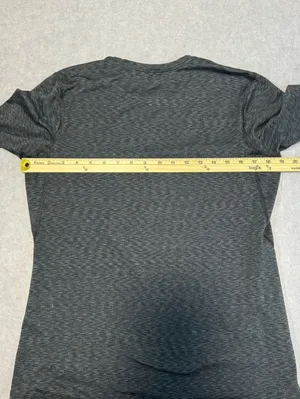 REI Co-op Womens Large Top Midweight Base Layer Crew Long Sleeve Black Gray thumbnail 3