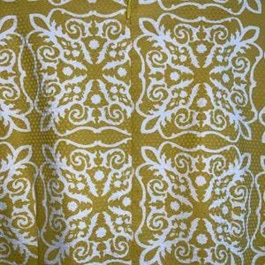 Boden Mustard Yellow Patterned Sleeveless Midi Sheath Classic Dress Size 6 thumbnail 8