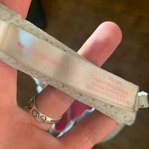 Victoria’s Secret heathered gray 32D push-up date night bra thumbnail 3