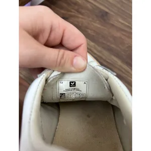 Veja Esplar White Leather Low Top Sneakers Womens Size 9 EU 40 Grey Suede Tab‎ thumbnail 7