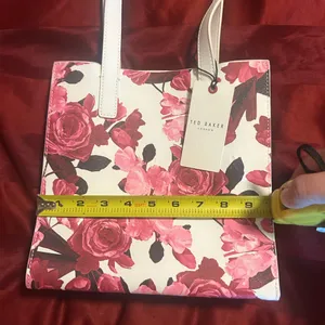 Ted Baker Pink and Red Floral Tote Bag thumbnail 2