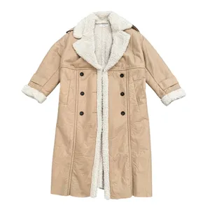 Great Jones Lined Sherpa Coat in Brown, Size S​ thumbnail 4