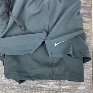 Nike Black & White Double Layer Athletic Sport Shorts & Top 2 Piece SET M thumbnail 10