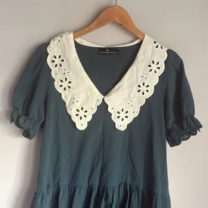 Tuckernuck Pomander Place peacock green knit dress XS thumbnail 3