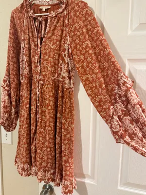 Listicle Women’s long sleeve mini dress thumbnail 1