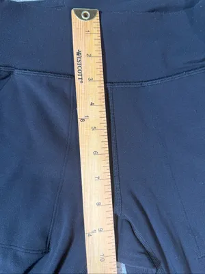 Lululemon Align Size 2 Black High Rise Pocket Jogger Cuffed Athletic Pants thumbnail 8
