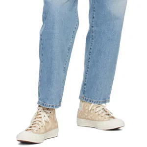 Converse Crochet Off-White & Beige Chuck 70 Hi Sneakers thumbnail 3