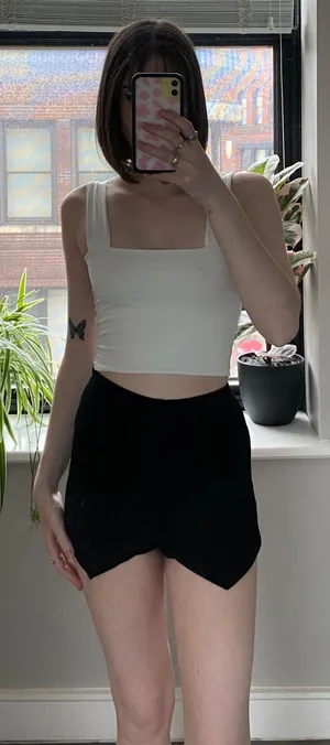 Boohoo Black Envelope Skort thumbnail 2