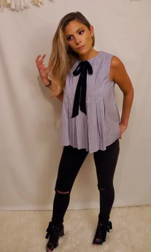 English Factory BowTie Blouse thumbnail 2