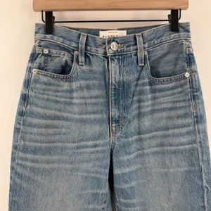 Slvrlake London Jeans SZ 27 NWT Shakedown Straight Leg Distress Denim High Waist thumbnail 12