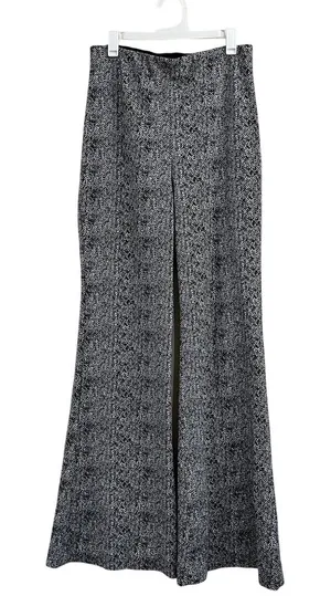 Express Super‎ High Rise Stretch Knit Y2K Flare Pants Size Small thumbnail 1