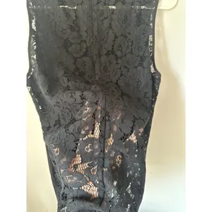 French Connection Medium Tank Top Blouse Womens Lace Black Sleeveless Sheer thumbnail 8