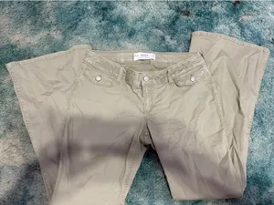 Ultra low-rise flare hollister jeans thumbnail 1