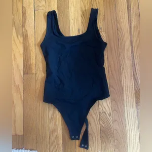 Abercrombie & Fitch Black Tank Scoopneck Bodysuit thumbnail 2
