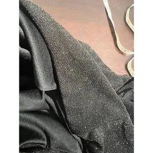 Donna Morgan Black Sparkle Metallic Knit Dolman Sleeve Midi Dress Size 12‎ thumbnail 13