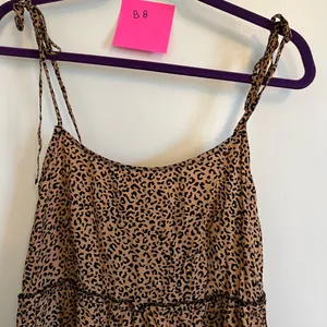 Leopard print sun dress Tan Size L thumbnail 2