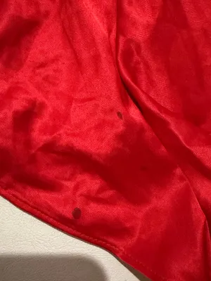 Victoria's Secret red lace lingerie set with floral detail XS /XP thumbnail 6