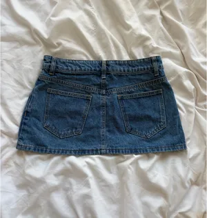 Edikted mini denim skirt thumbnail 3