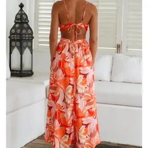 Hello Molly Strike Twice Maxi Dress Orange thumbnail 4