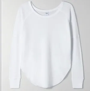 Aritzia TNA Alder Thermal White XS thumbnail 3