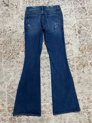 Vervet Flare Jeans Leopard Slit Size 26 thumbnail 3