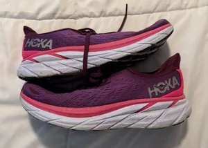 Purple Hoka Clifton 8 Running Shoes thumbnail 5
