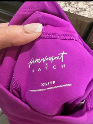 Hatch Magenta Maternity High-Waist Leggings thumbnail 6