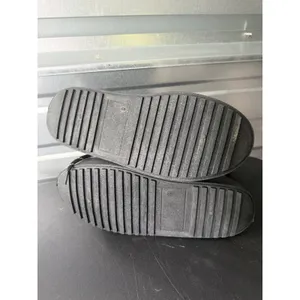 Patent Leather‎ Quilted Black Snow Boots with Fur Size 8 B-2 thumbnail 6