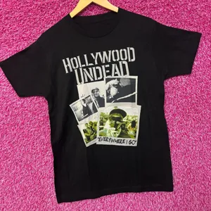 Hollywood Undead Everywhere I Go Polaroid rock Tshirt medium thumbnail 3