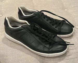 Nike Black‎ Leather Sneakers thumbnail 1