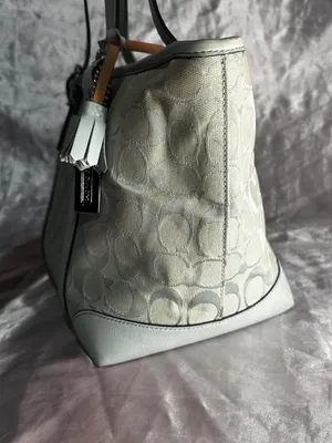 Vintage Y2K Coach Signature Mint Hampton Buckle Tote Bag 6042 thumbnail 3