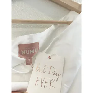 Show Me Your Mumu Jodie Bridal Dress in Ivory Luxe Satin S NWT thumbnail 6