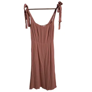 Reformation Twilight Midi Dress in Praline Mauve Pink Womans 8 thumbnail 2