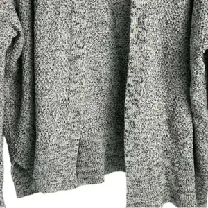 GAP Women's White and Black Open Front Cardigan Sweater‎ Size L Casual Knit thumbnail 3