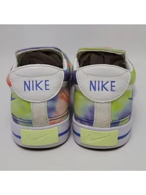 Nike Court Legacy Women’s Slip-On Tie Dye Sneakers CZ1752-900 Size 7.5 thumbnail 2