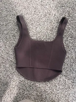 Aritzia Sculpt Knit Bustier Tank thumbnail 3
