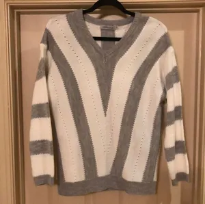 Misslook Chevron Print Sweater thumbnail 1