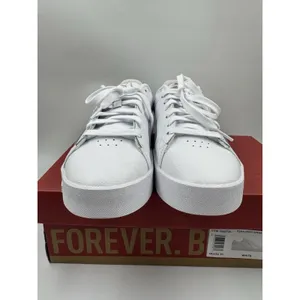 PUMA Court Sneaker, White, Women's Casual Low Top Leather Shoes Size 9 thumbnail 2
