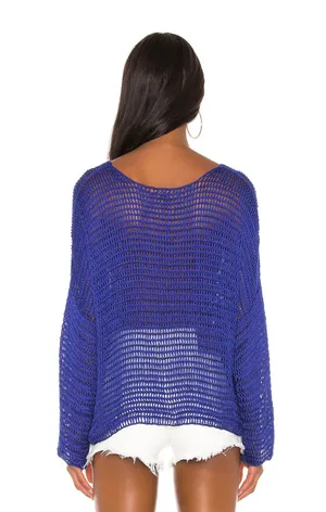 Revolve Blue Knit Sweater thumbnail 2