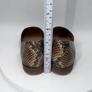Madewell The Marisa D'Orsay Flats In Snake Embossed Leather Women's Size 7 thumbnail 5
