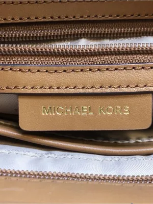 Michael Kors Brown Signature Tote with Tan Leather Straps thumbnail 7