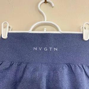 NVGTN Blue Pro Seamless High Rise Shorts Small Women thumbnail 4