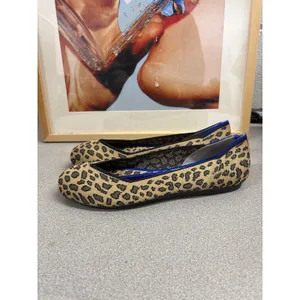 Rothy’s Sz 6.5 The Flat Spotted Animal Print Knit Retired Slip On Flat Shoes thumbnail 3