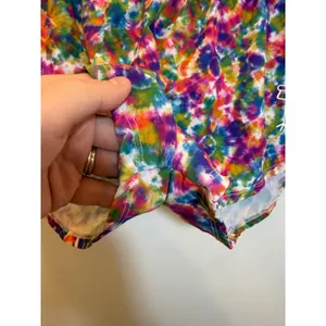 ChicknLegs Running Shorts Women's M Multicolor Tie Dye 1.5" Split Race Pocket thumbnail 4