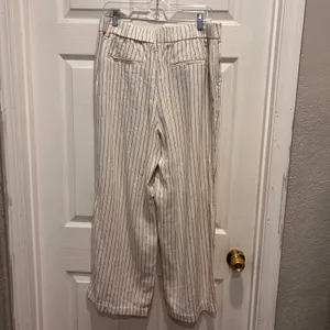 A New Day Women's Striped High Waist Pants Size‎ 10 Career Casual Linen Blend thumbnail 5